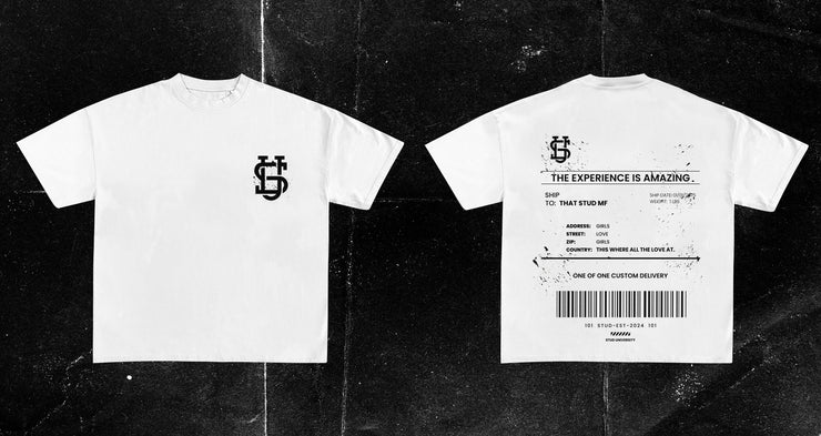 STUD— LABEL T-SHIRT